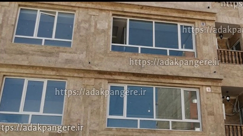 تولید درب و پنجره با پروفیل فوق سنگین شیش کانال زنبوری