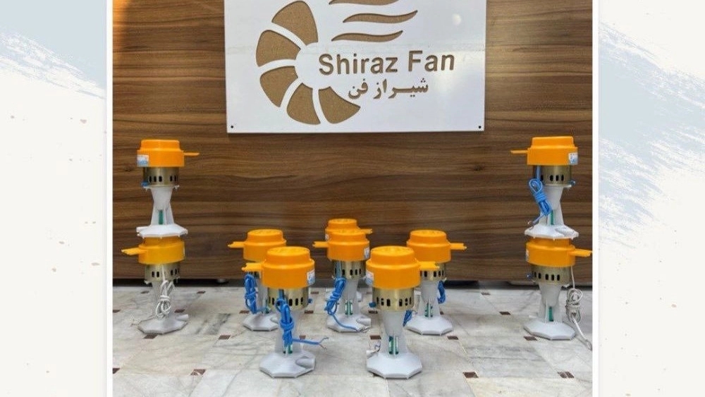 Production and distribution of cooler water pump in Shiraz Fan