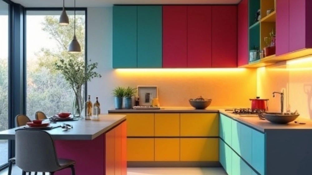Colored Lacobel Glass for Kitchen; Direct Price of Manufacturer in Tehran