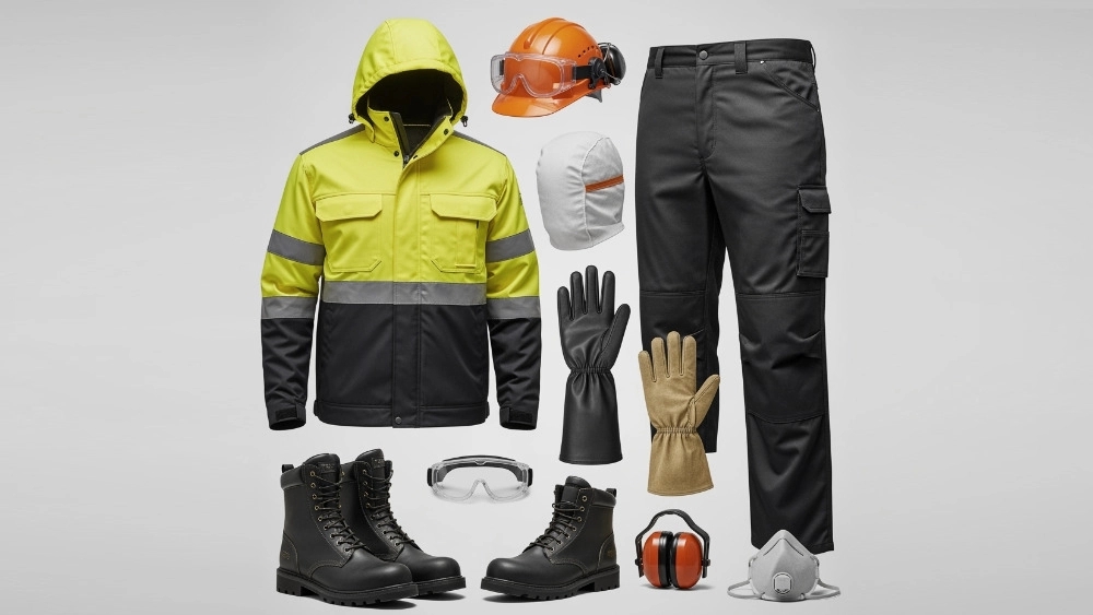 تولیدی لباس کار در تبریز تجهیزات ایمنی فردی