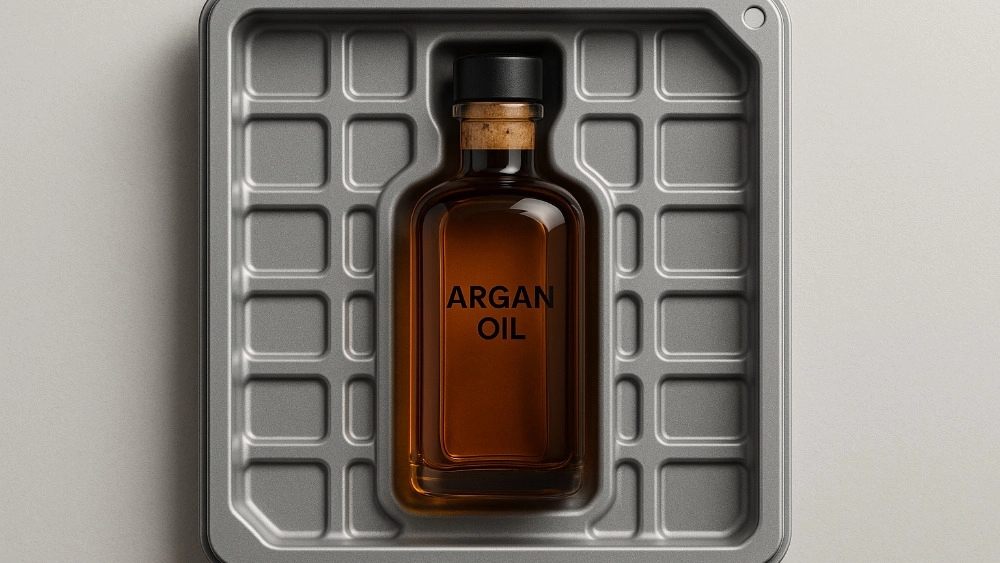 تولید وکیوم جای روغن آرگان