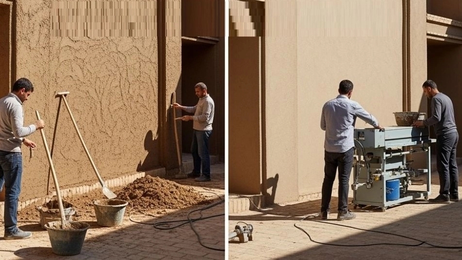 اجرای کاهگل سنتی و صنعتی با ماندگاری بالا در آباده