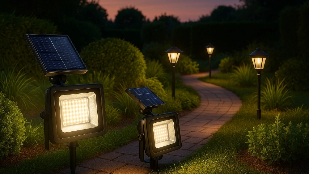 فروش انواع پروژکتور چراغ های خورشیدی در گرگان