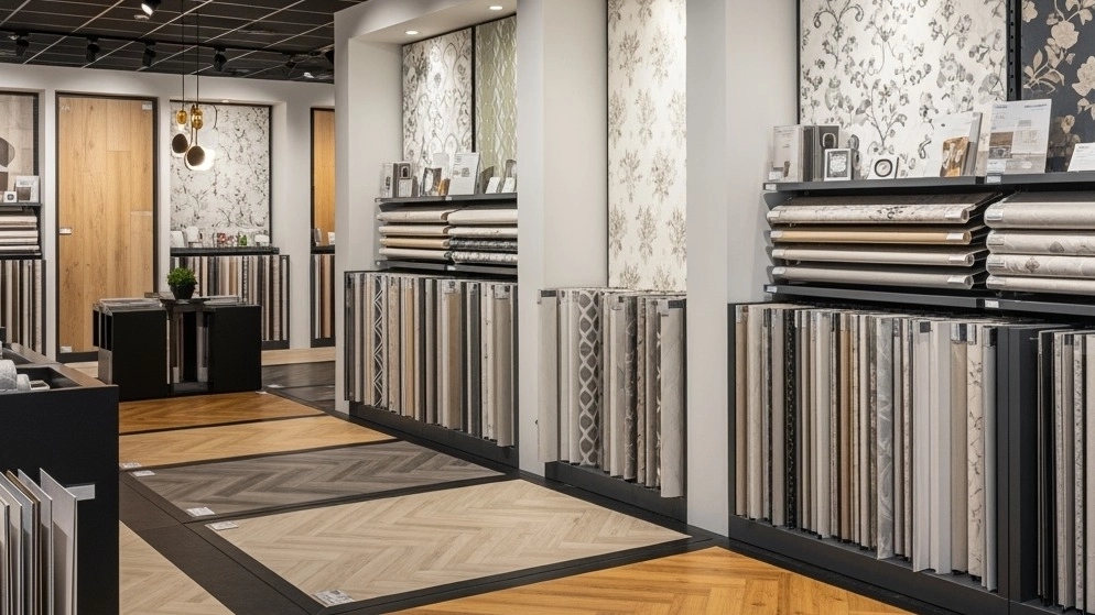 بهترین فروشگاه پارکت لمینت و کاغذ دیواری دکوراتیو در گرگان