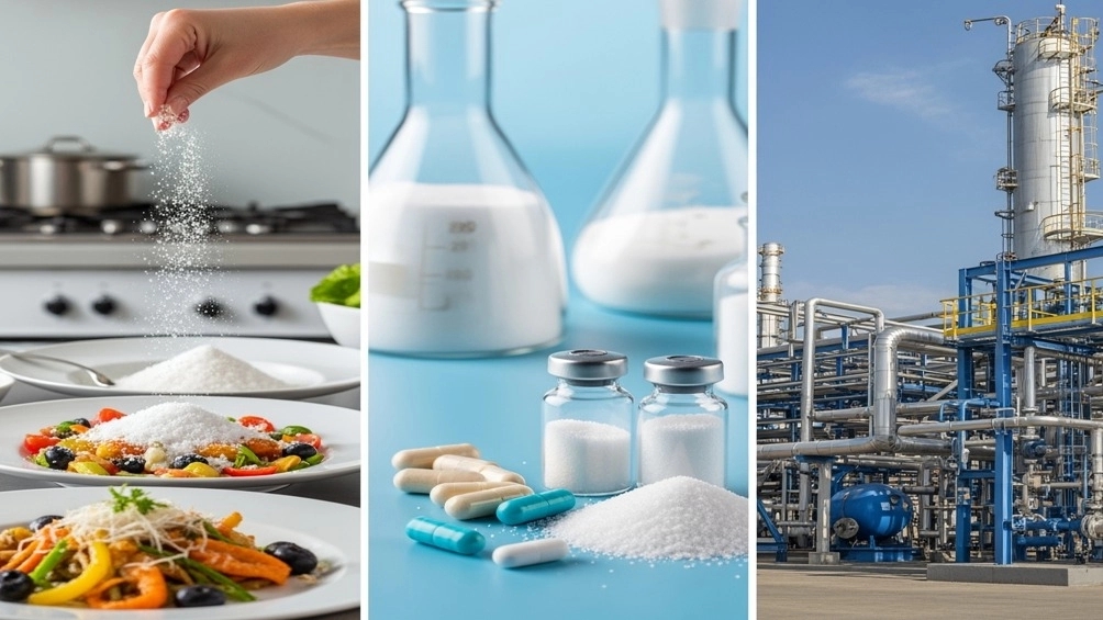 نقش نمک تصفیه‌شده دل چاشت در صنایع غذایی، دارویی و پتروشیمی