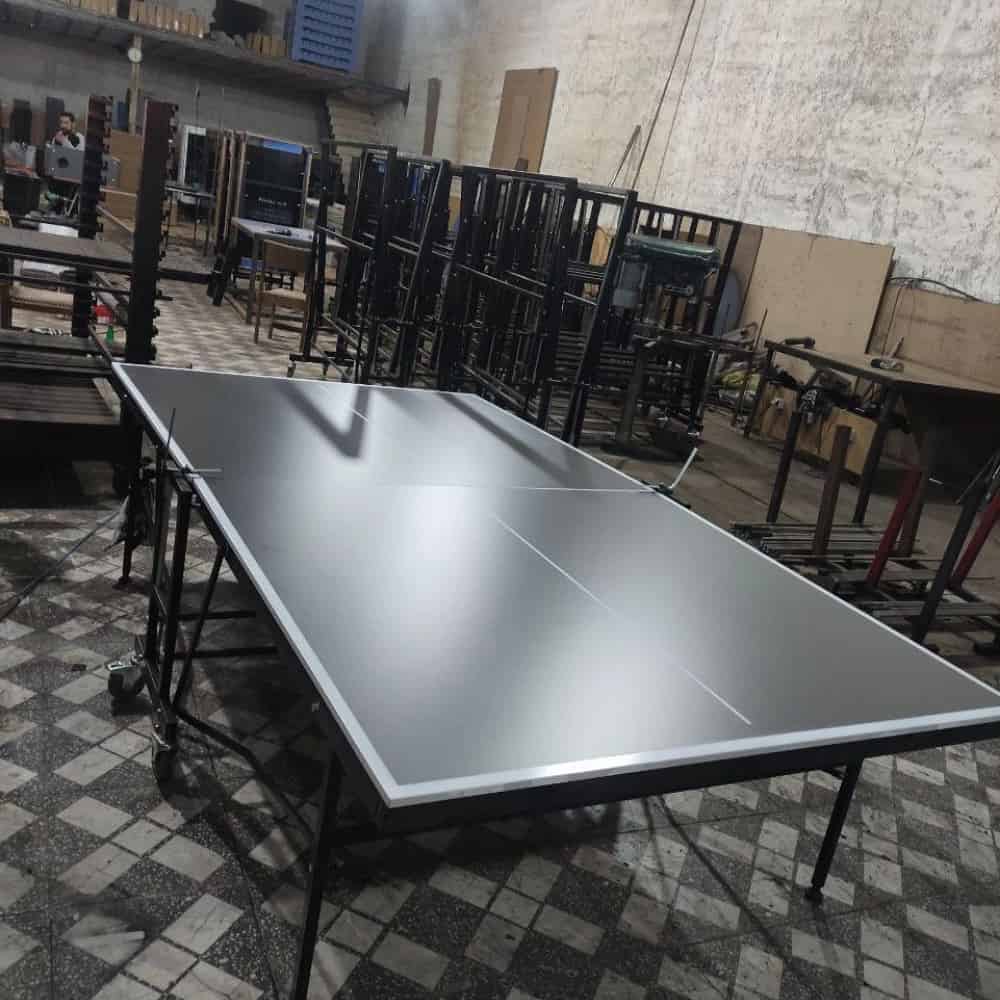 تنیس روی میز MDF تاشو ۴ چرخ