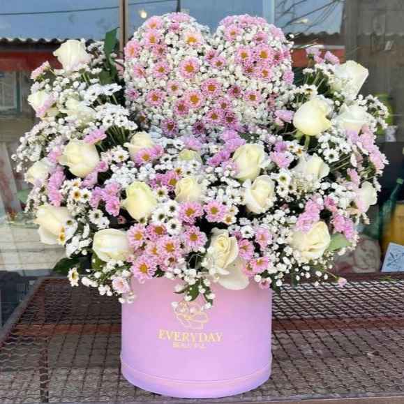 باکس گل قلبی