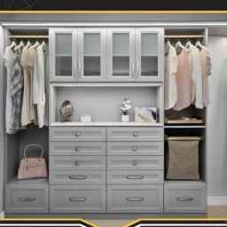 دکوراسیون یعقوبی، طراحی و ساخت کابینت کمد دیواری میز مدیریت در کرج