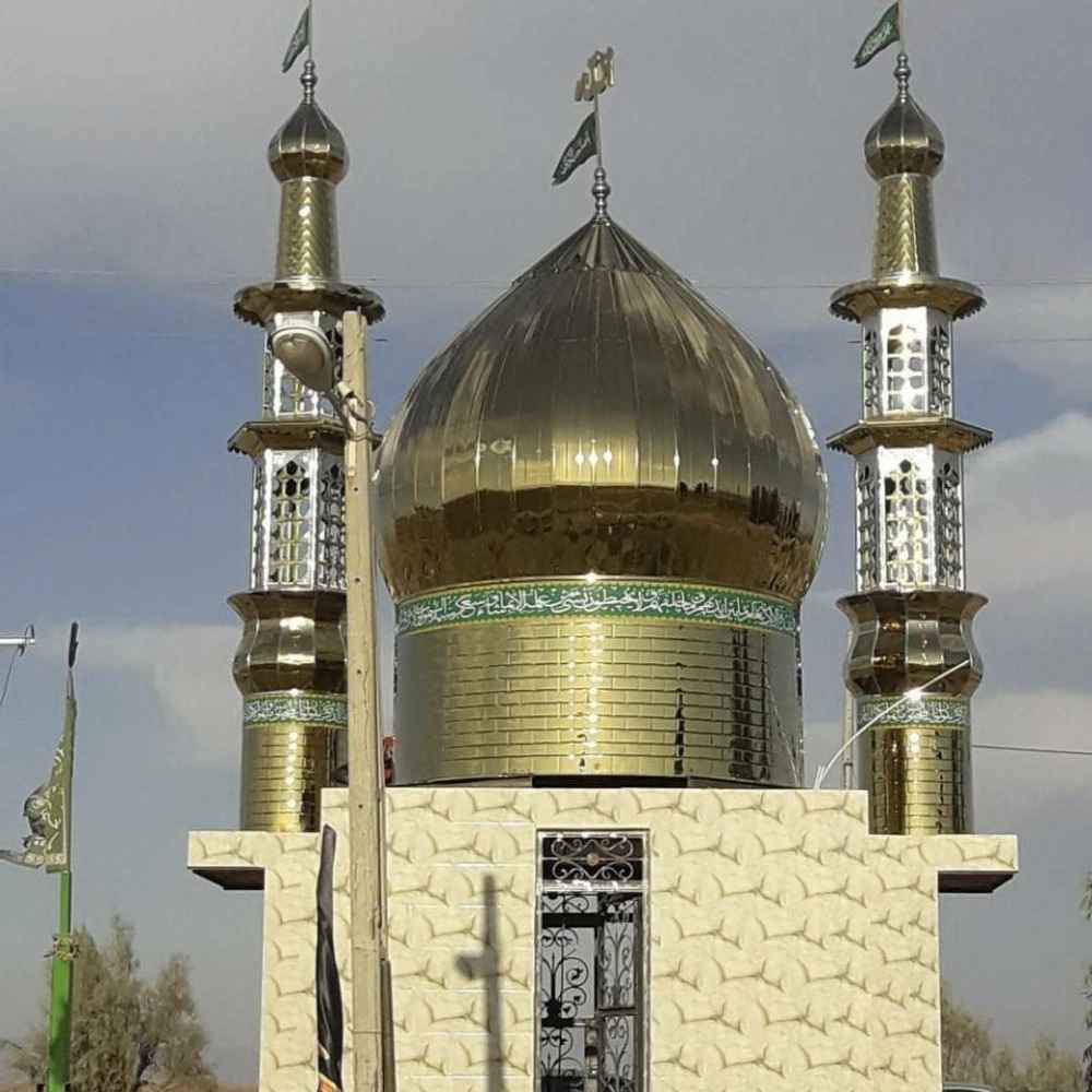 گنبد گلدسته سازی امام رضا در بابل مازندران