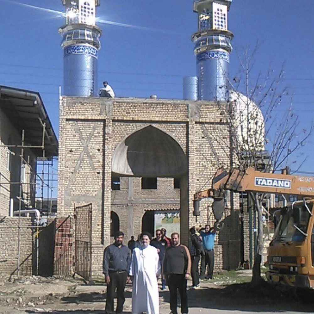 گنبد گلدسته سازی امام رضا در بابل مازندران