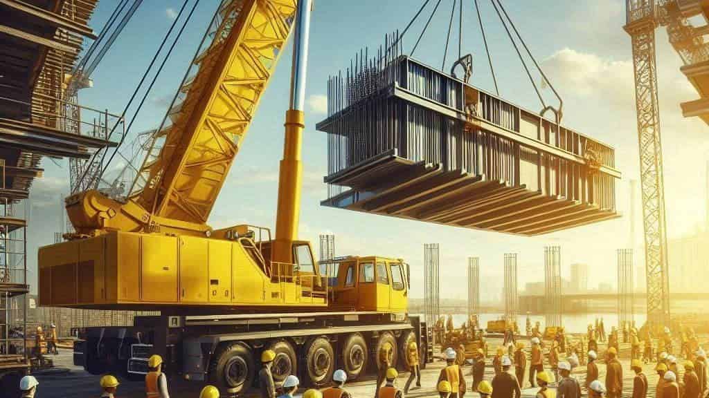 انواع جرثقیل‌های بوم خشک جرثقیل توسن در تهران