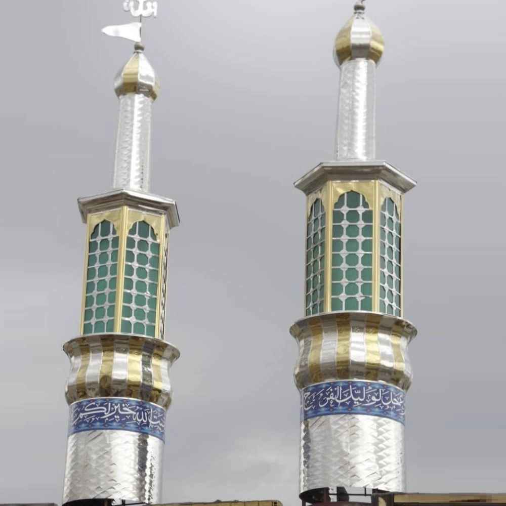 گنبد گلدسته و ضریح سازی اسدی احمدی انگالی در برازجان بوشهر