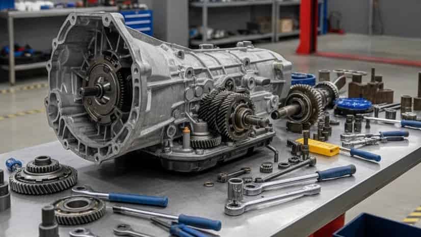 سرویس دوره‌ای گیربکس کامیون در تعمیرگاه zf سرویس مشهد