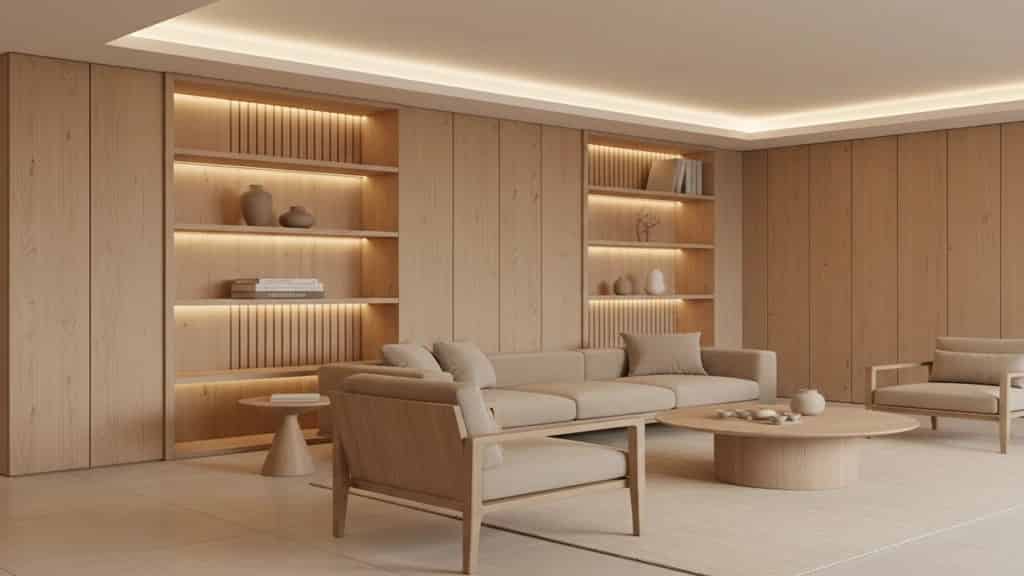 دکوراسیون چوبی مدرن در رشت با آزموده