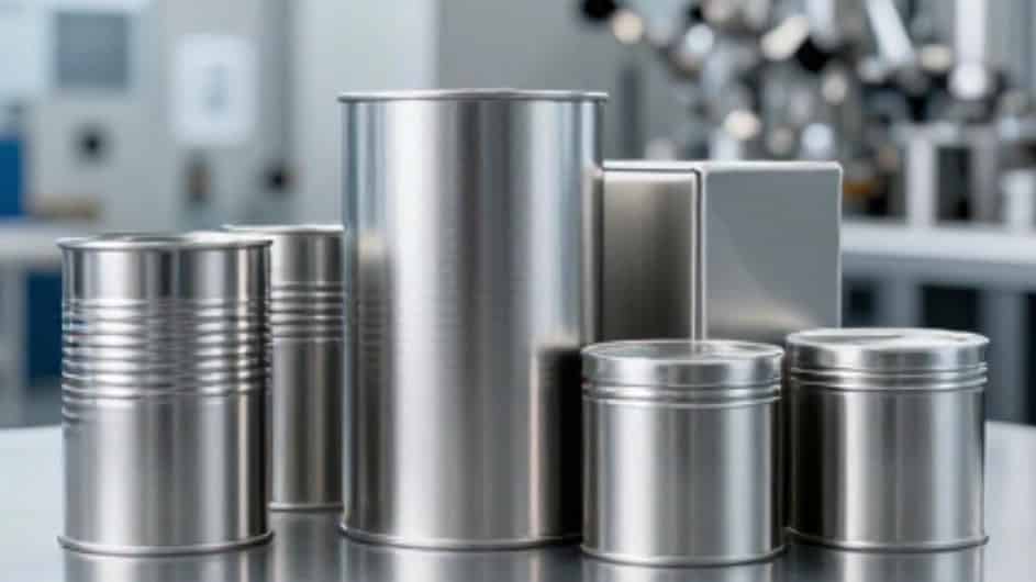 قوطی سازی سفارشی ساخت قوطی فلزی برای مواد غذایی و صنعتی