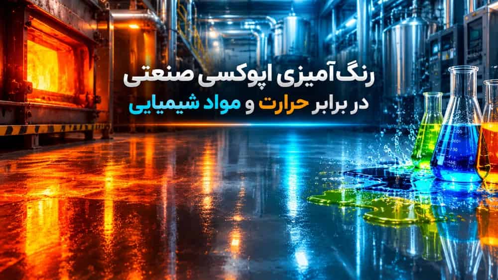 رنگ‌ آمیزی اپوکسی صنعتی در برابر حرارت و مواد شیمیایی