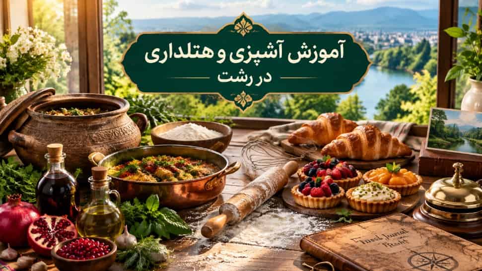 آموزش آشپزی قنادی گردشگری و هتلداری در رشت