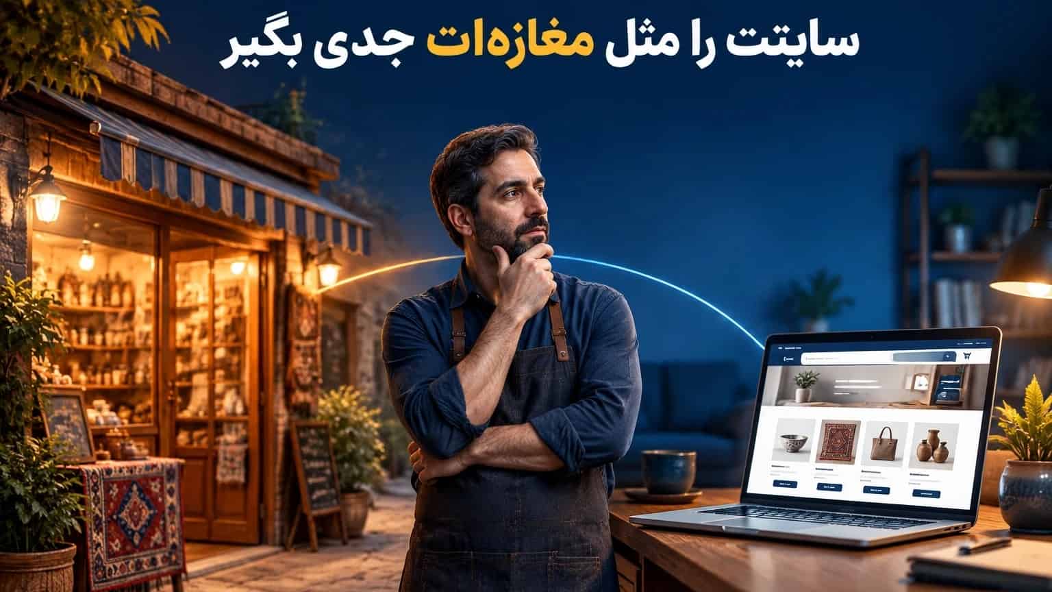 سایتت را مثل مغازه‌ات جدی بگیر