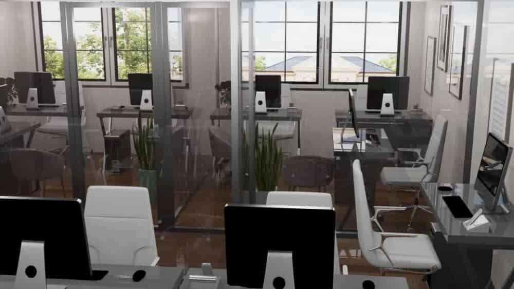 اجرای پارتیشن شیشه ای تک جداره برای دفاتر اداری در تهران