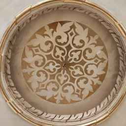 اجرای پتینه ورق طلا میکروسمنت و پوشش دکوراتیو عباسی در شیراز