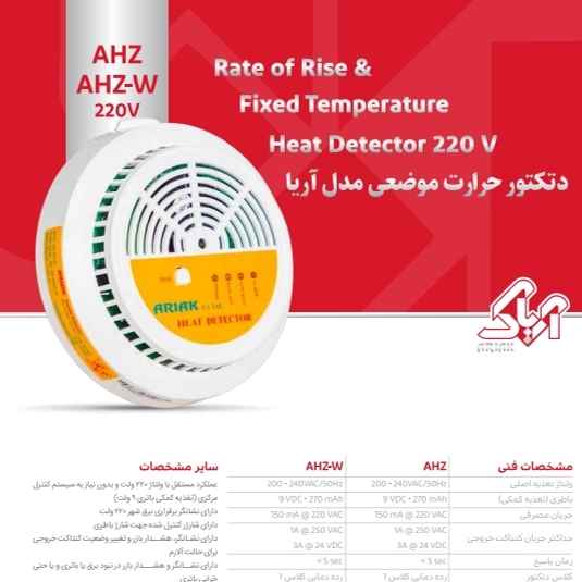 اعلام حریق آریاک