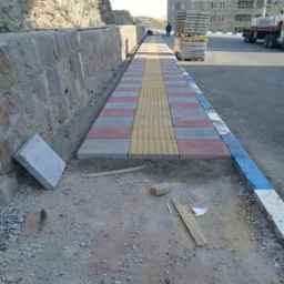 محوطه سازی و جدول کاری و کفپوش در بهارستان تهران