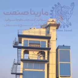 Construction of sand and plaster asphalt curing machines of Marina Sanat Karayol in Tabriz