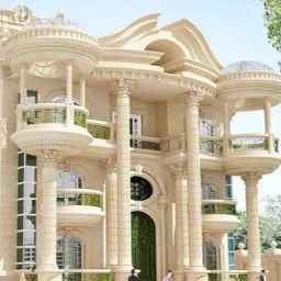 طراحی و اجرای نما رومی قاسمی در مشهد