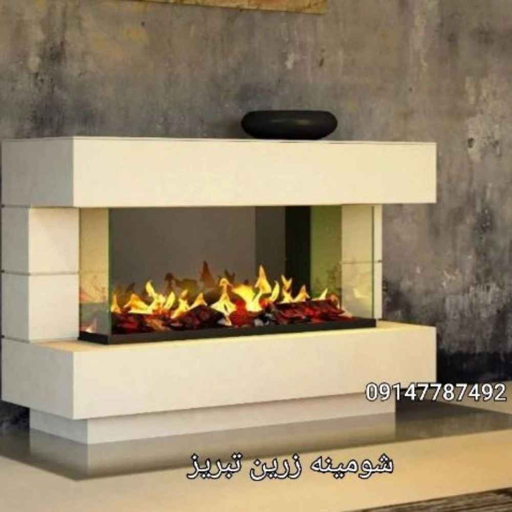 شومینه های ۳ بعدی ۳ طرفه یا u (برقی، گازی)