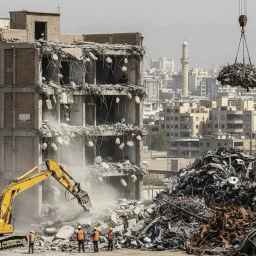 تخریب ساختمان خاکبرداری ملای