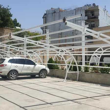 طراحی و ساخت انواع سایبان خودرو