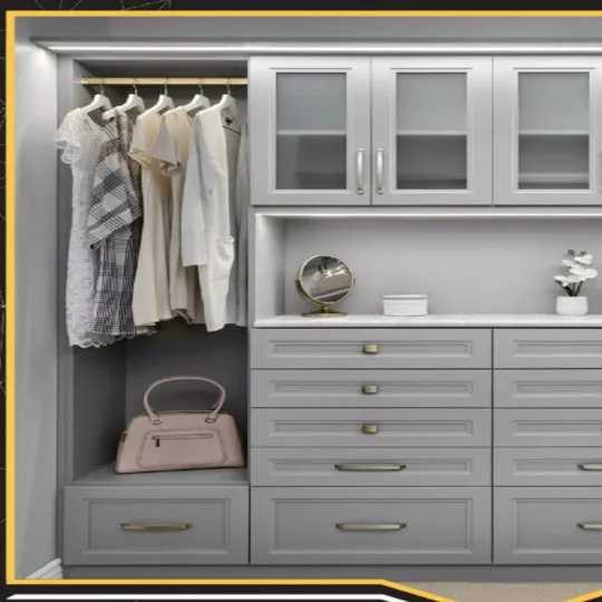 طراحی کابینت و کمد دیواری کاج 1