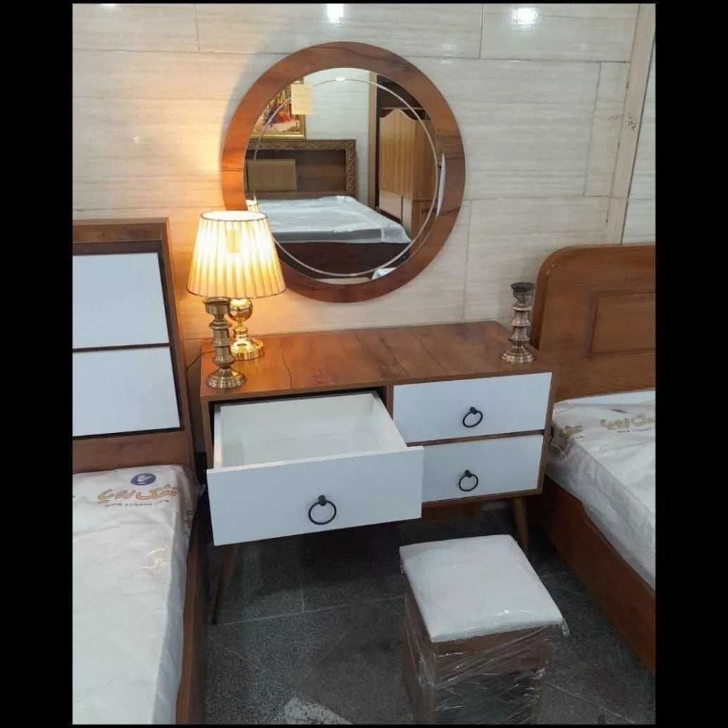 سرویس مدل کلاسیک(تخت بدون باکس زیر با قید چوب ساده هم ارائه میشود)