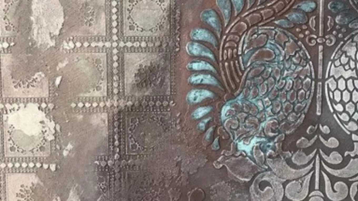 پتینه کاری رضا قربانی، طراحی اجرای پتینه برجسته و ورق طلا و نقره در تهران