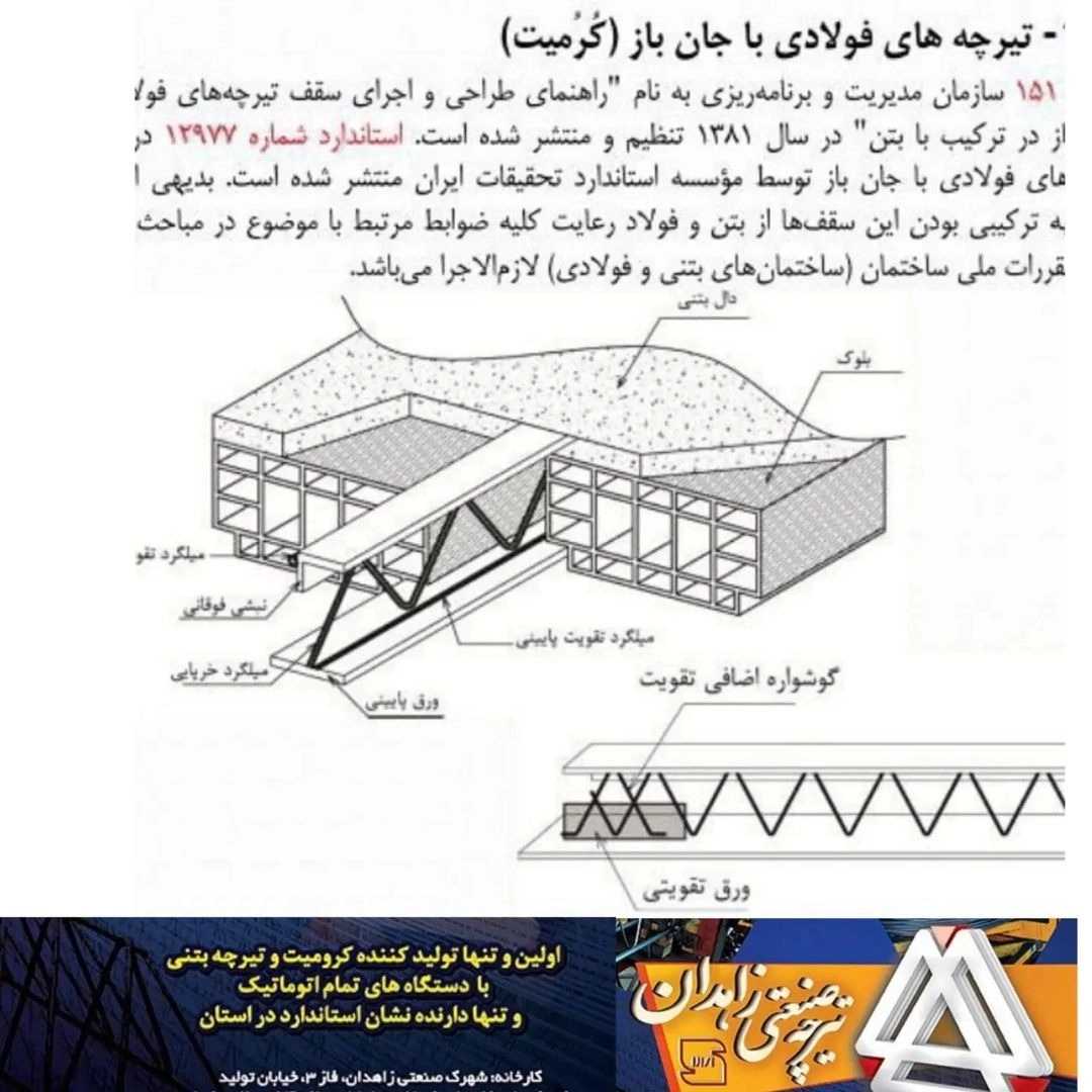 تیرچه صنعتی زاهدان