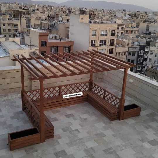 پرگولا چوبی