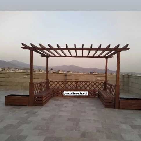 پرگولا چوبی