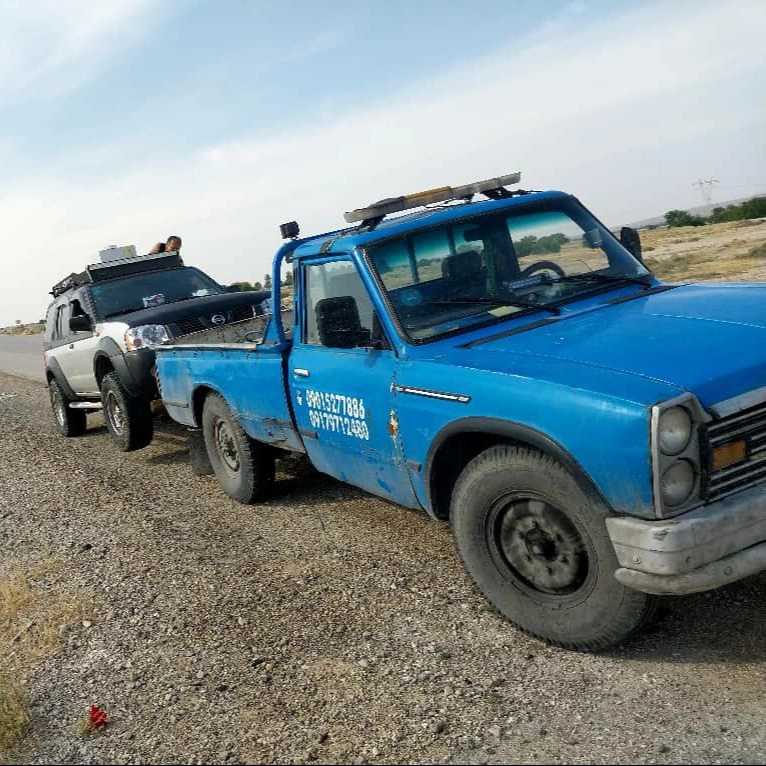 امدادخودروخودروبریدک کش عبادزاده در بوشهر