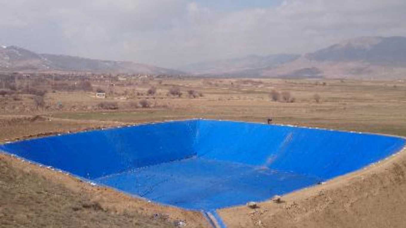ساخت استخر کشاورزی ژئوممبران شیرمردی اصفهان و اهواز