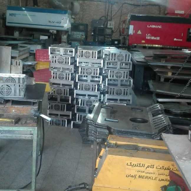 برش لیزر فلزات خم cnc جوش جعفری