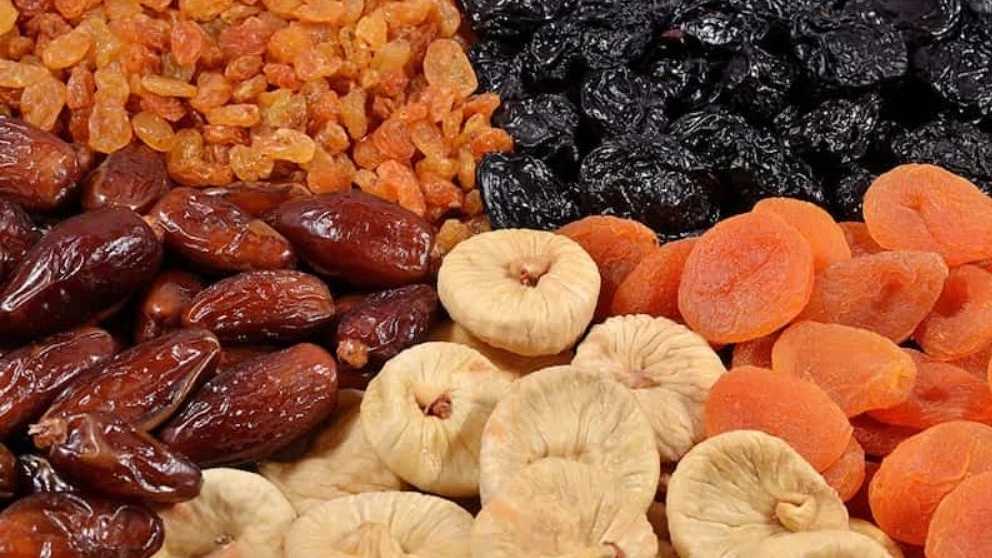 واردات و صادرات انواع میوه خشک دادی در تبریز