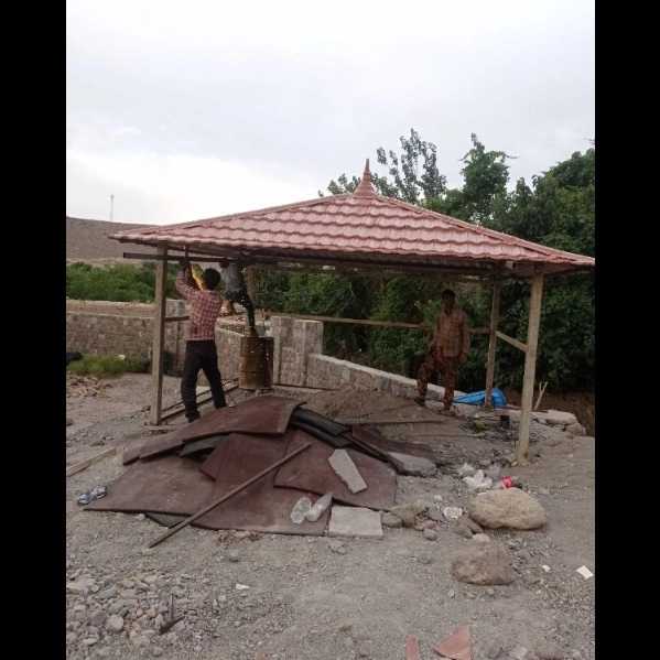 درب و نرده و پله گرد گروه صنعتی صاحب الزمان