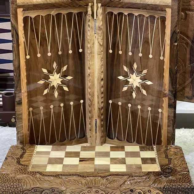 تخته نرد و محصولات چوبی محرمی