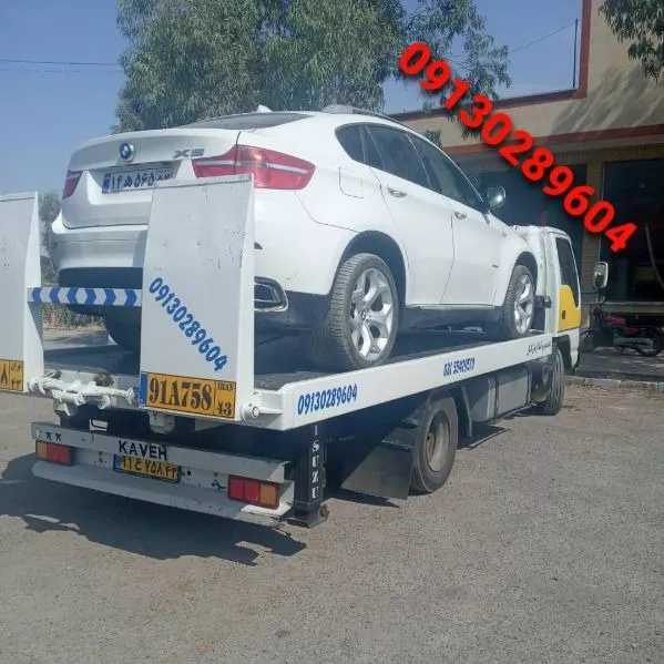 حمل خودرو از اتوبان مجموعه آران بیدگل