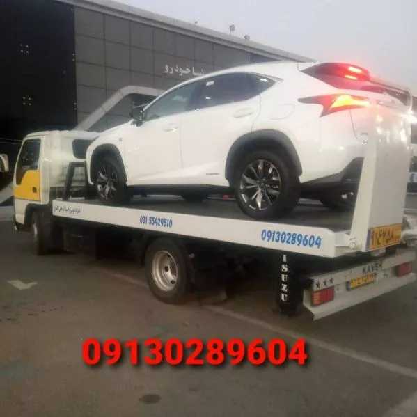 حمل خودرو از اتوبان مجموعه آران بیدگل