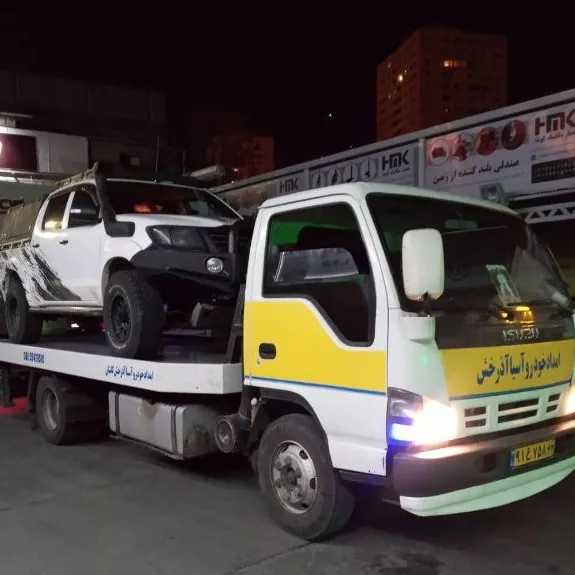 حمل خودرو از اتوبان مجموعه آران بیدگل