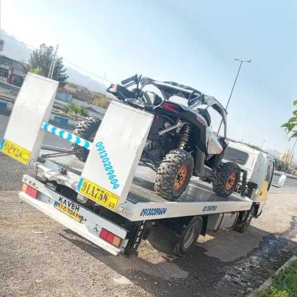 حمل خودرو از اتوبان مجموعه آران بیدگل