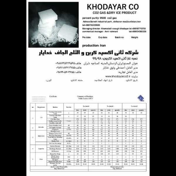 یخ خشک خدایار