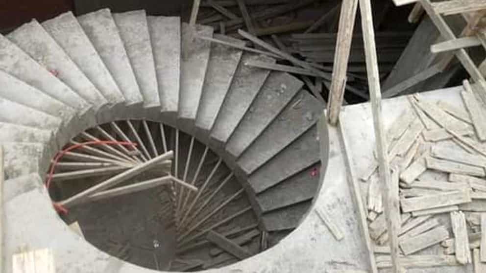پله گرد بتنی و تاثیر آن در طراحی داخلی و خارجی ساختمان
