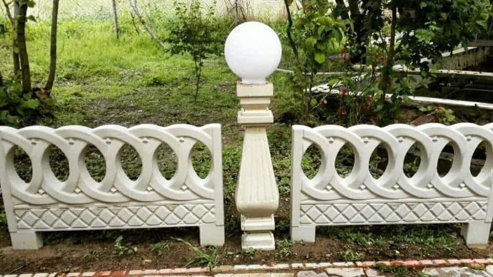 نرده سنگی و نرده بتنی